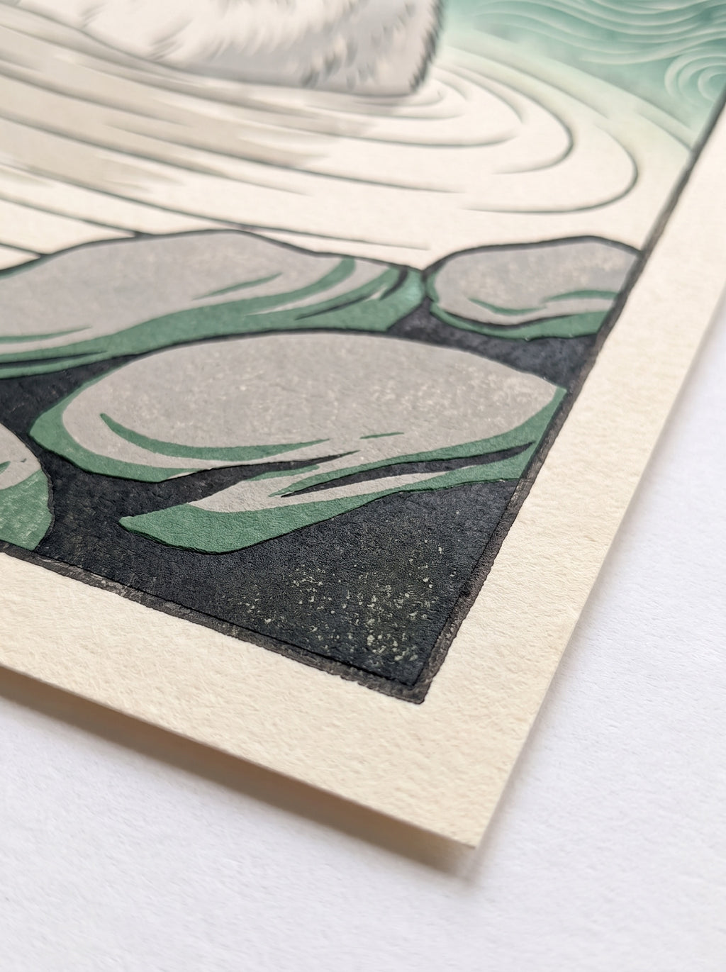 Carpas Koi — Estilo japonés Ukiyo-e