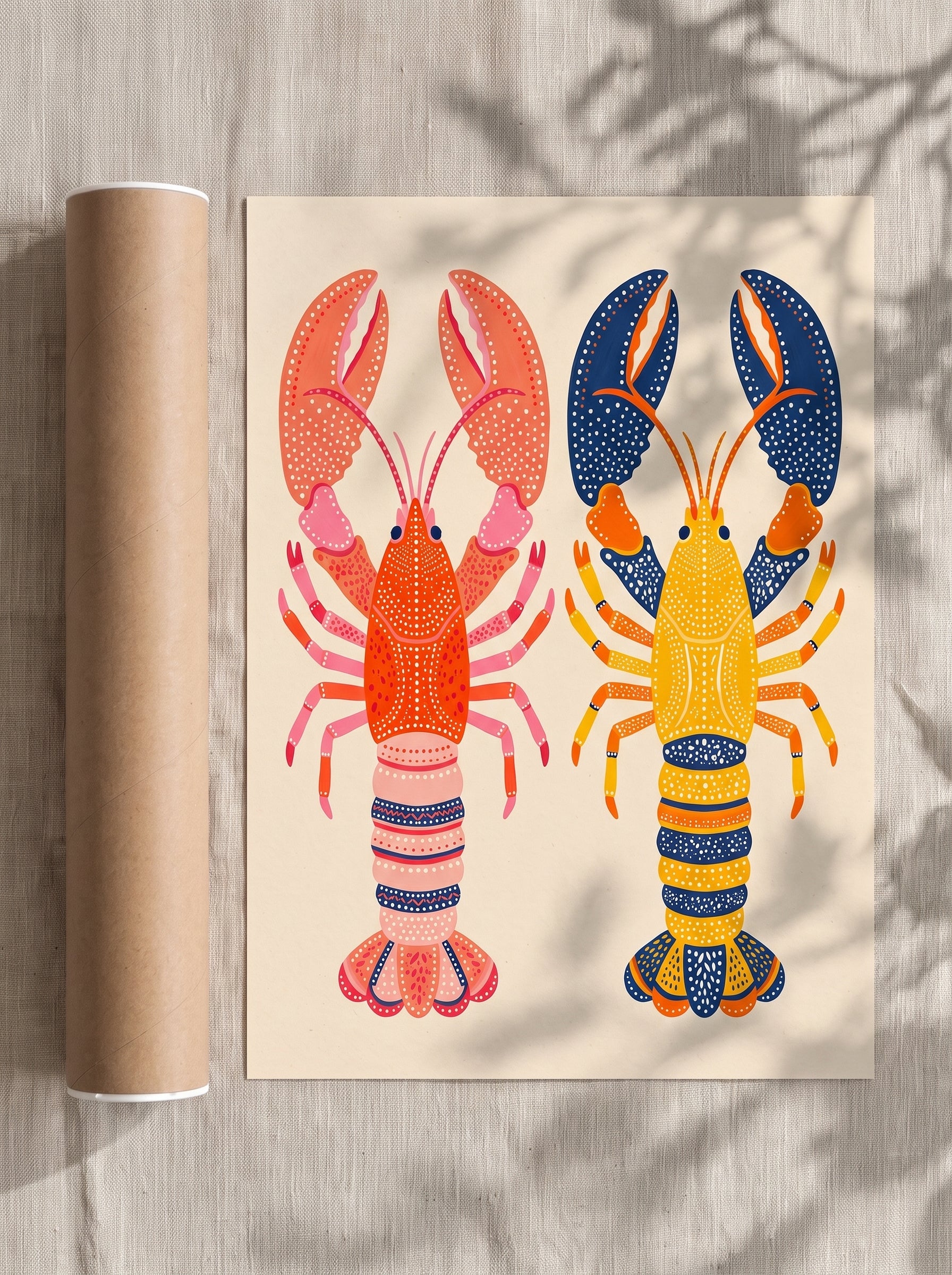 Colorful Decorative Lobsters