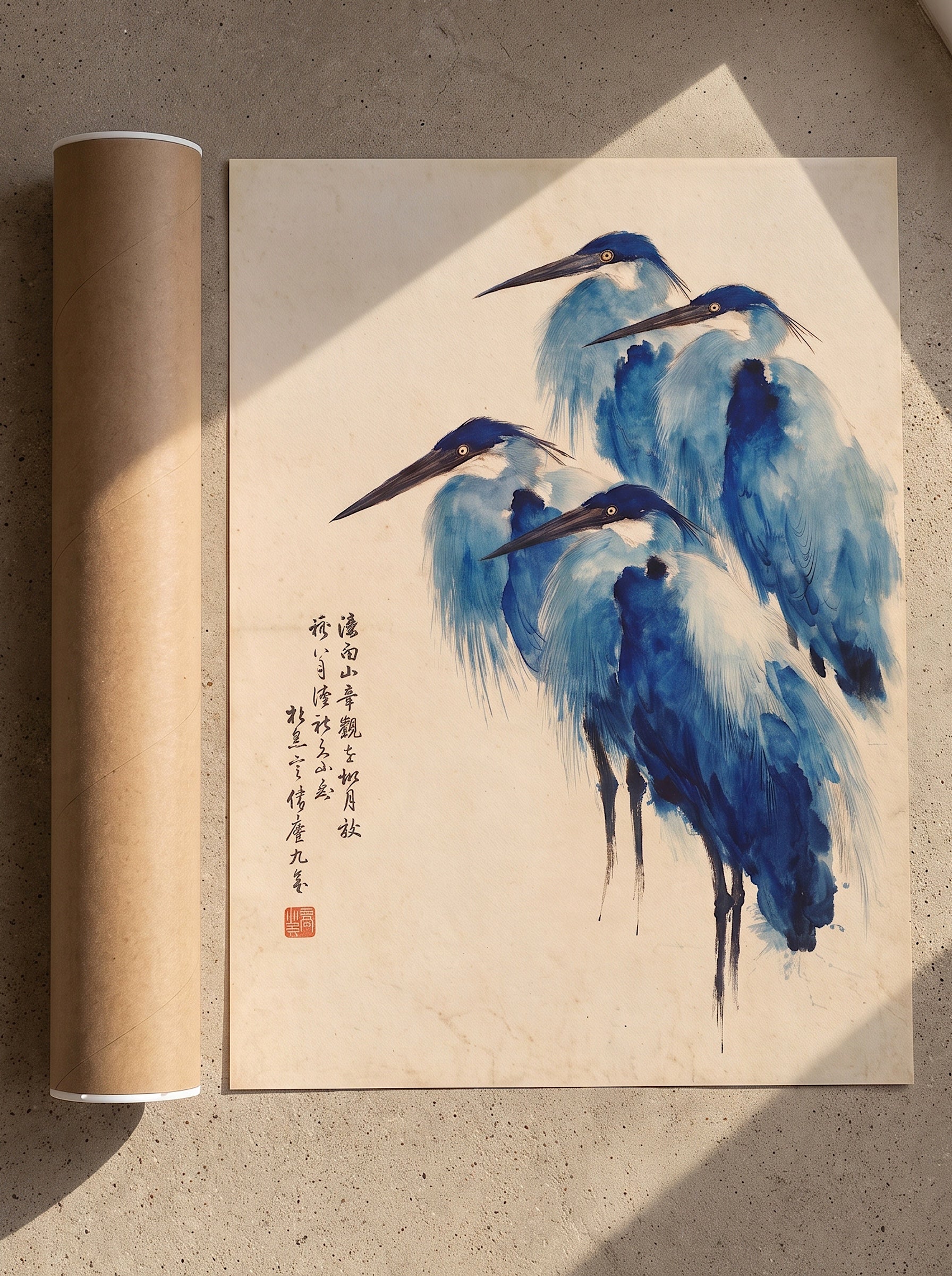 Carpe Koï — Style Ukiyo-e Japonais